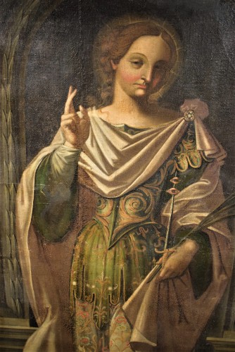 Paintings & Drawings  - &quot;Saint Lucia&quot; Venetian school of Paolo Caliari 